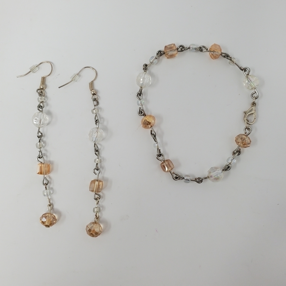 Handmade Earrings and Bracelet Set